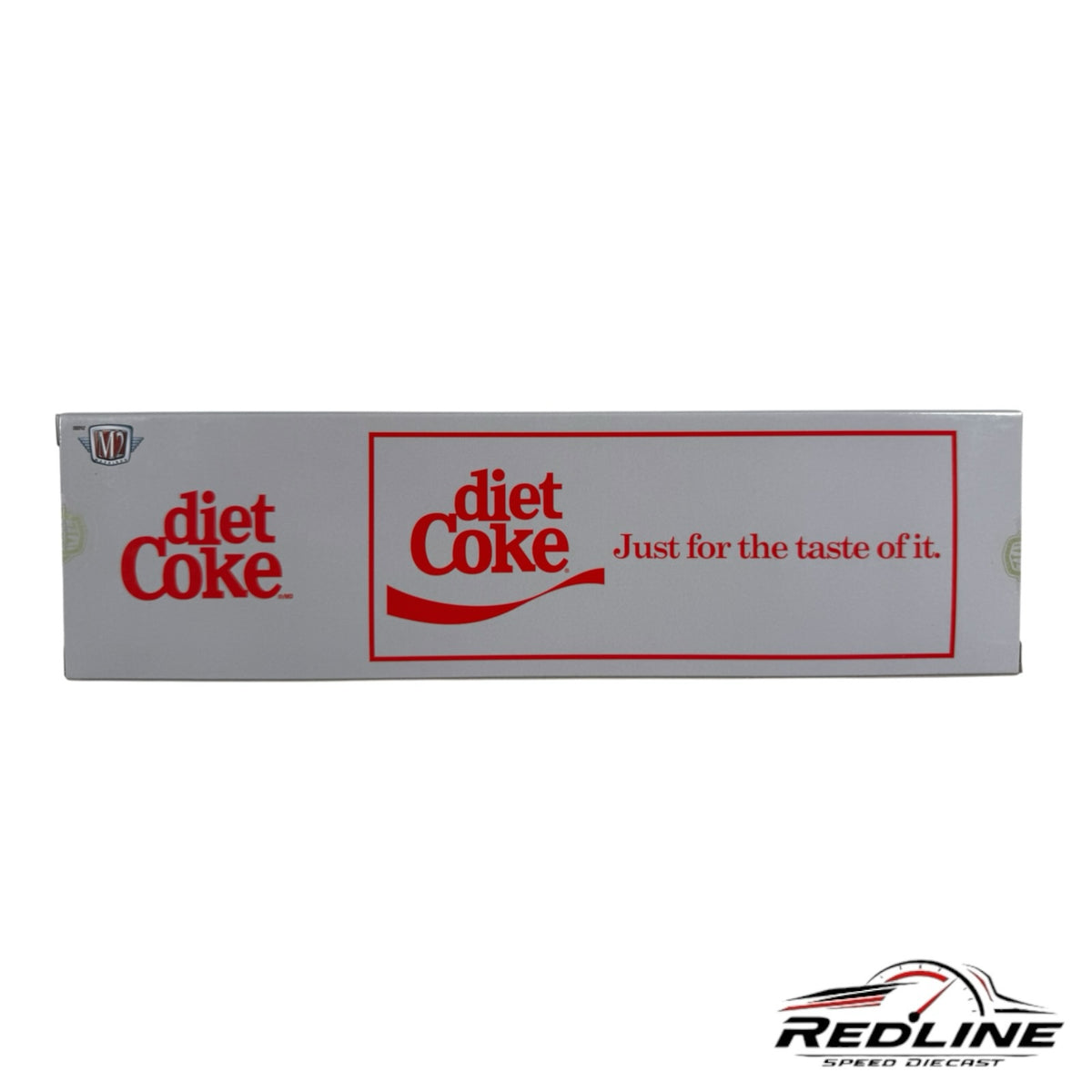 Redline Speed Diecast Diet Coke collector set packaging featuring iconic red and white branding on a white box.