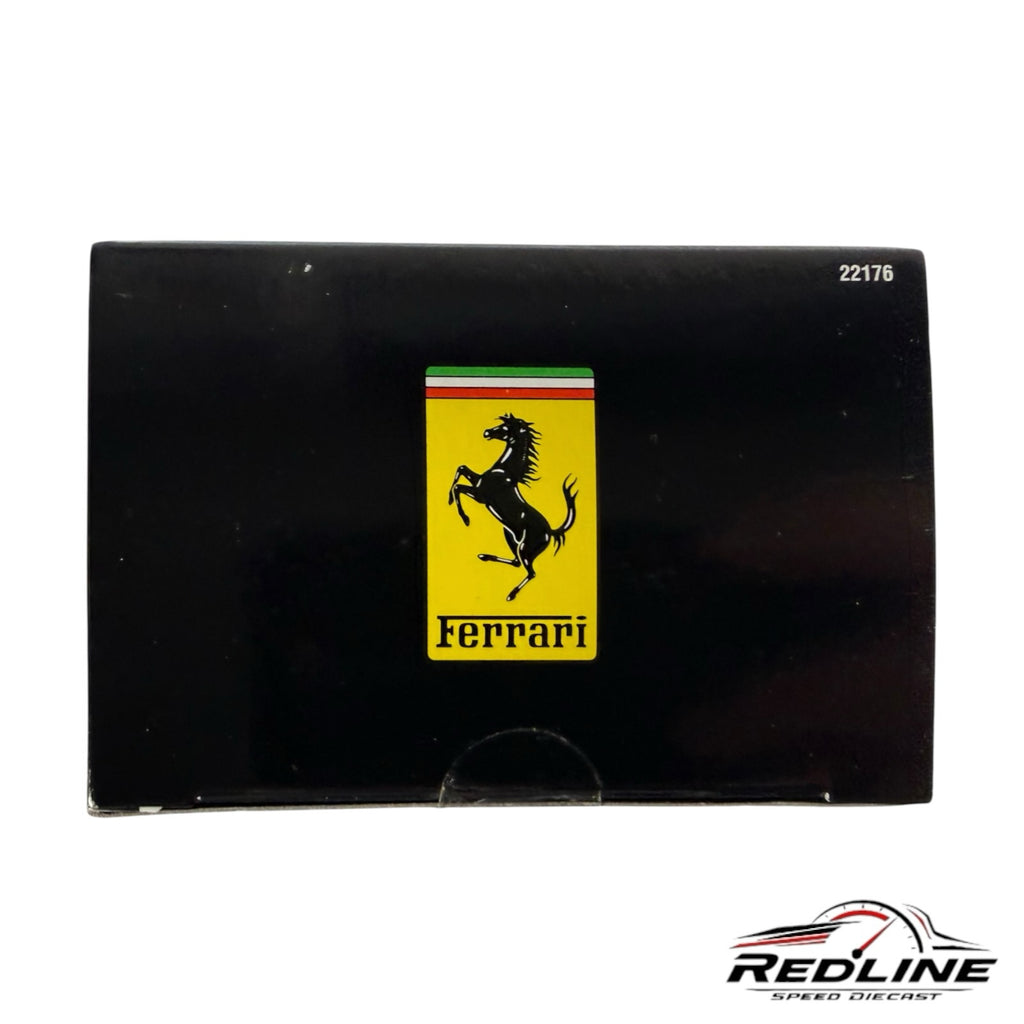 Redline Speed Diecast black collector box featuring the iconic yellow Ferrari Prancing Horse logo