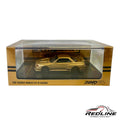 Redline Speed Diecast 1:64 scale gold Top Secret BNR32 GT-R 650R model car in a collector display box
