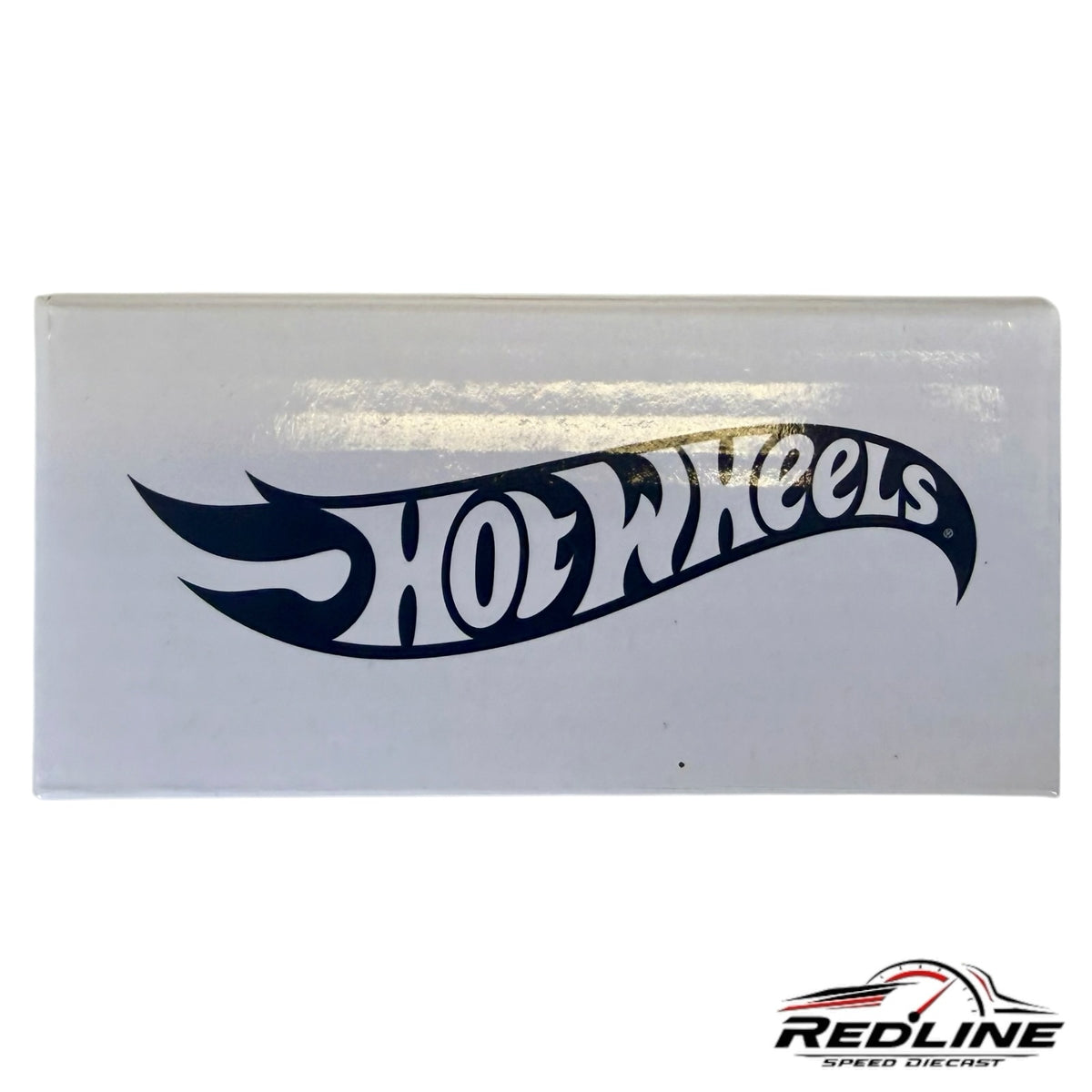 Redline Speed Diecast Hot Wheels collector box featuring the iconic brand logo on a clean white background
