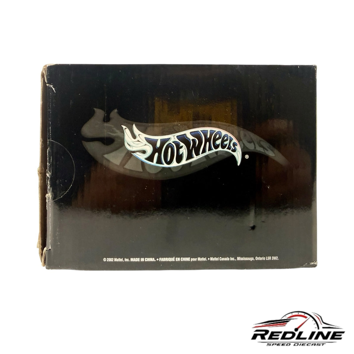 Redline Speed Diecast Hot Wheels Corvette C5 collector box with black packaging and iconic logo