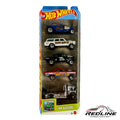 Redline Speed Diecast Hot Wheels HW Gassers 5-pack featuring five 1:64 scale drag racing die-cast cars in packaging.