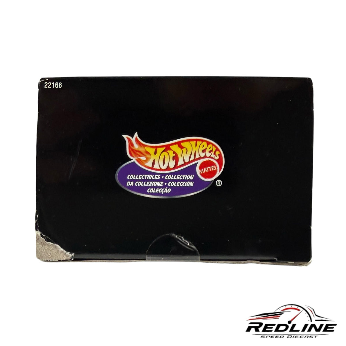 Redline Speed Diecast Hot Wheels Collectibles black packaging box for a 1987 Ferrari F40 diecast model