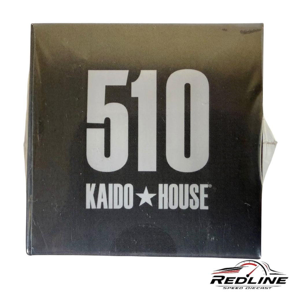 Redline Speed Diecast packaging box for the Kaido House Datsun 510 model featuring bold white branding on black