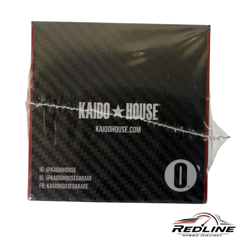 Redline Speed Diecast branded Kaido House packaging box with carbon fiber pattern and white logo text