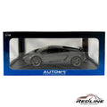 Redline Speed Diecast AUTOart 1:18 scale metallic grey Lamborghini Gallardo LP570-4 Superleggera model car in box