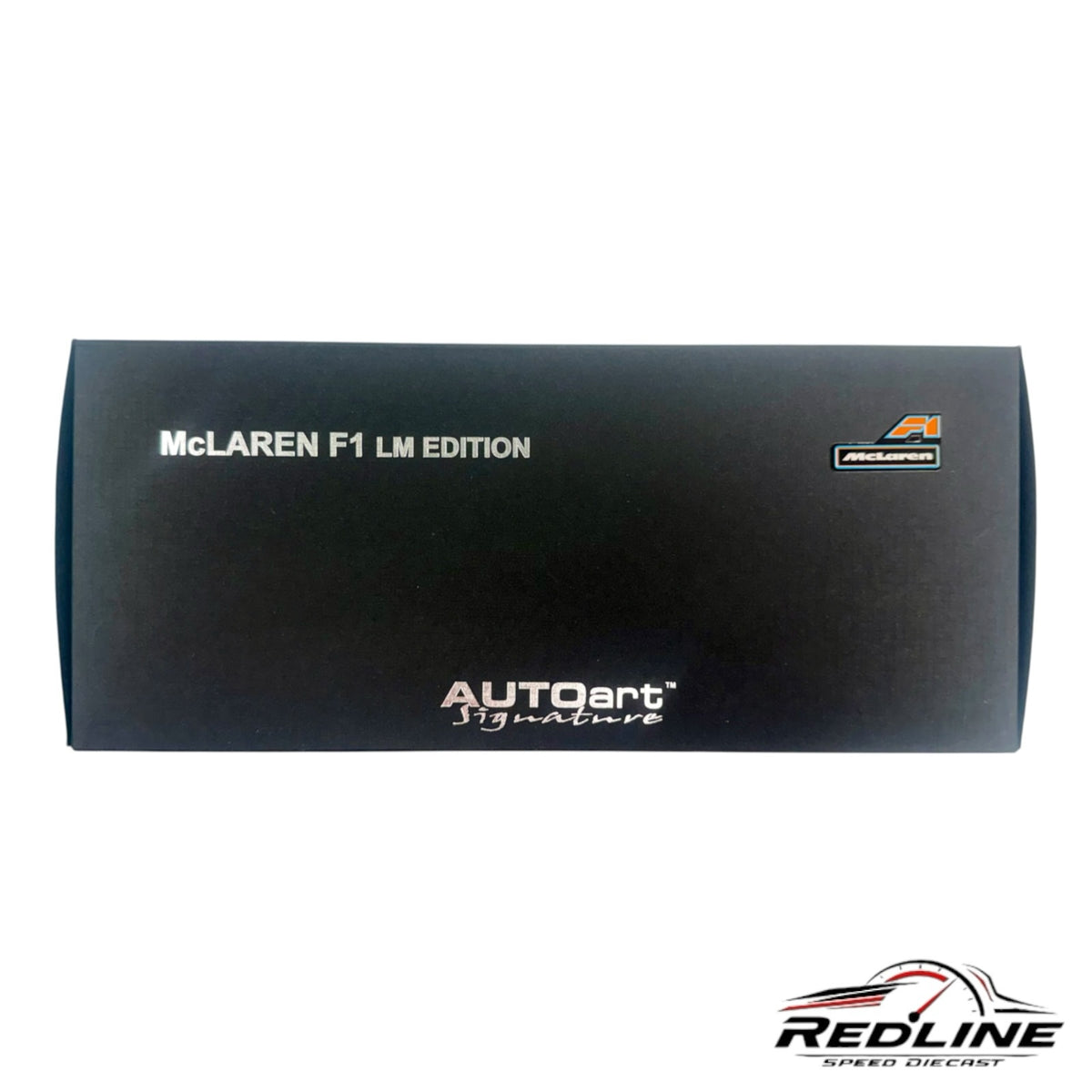 Redline Speed Diecast black display box for the AUTOart Signature McLaren F1 LM Edition model car