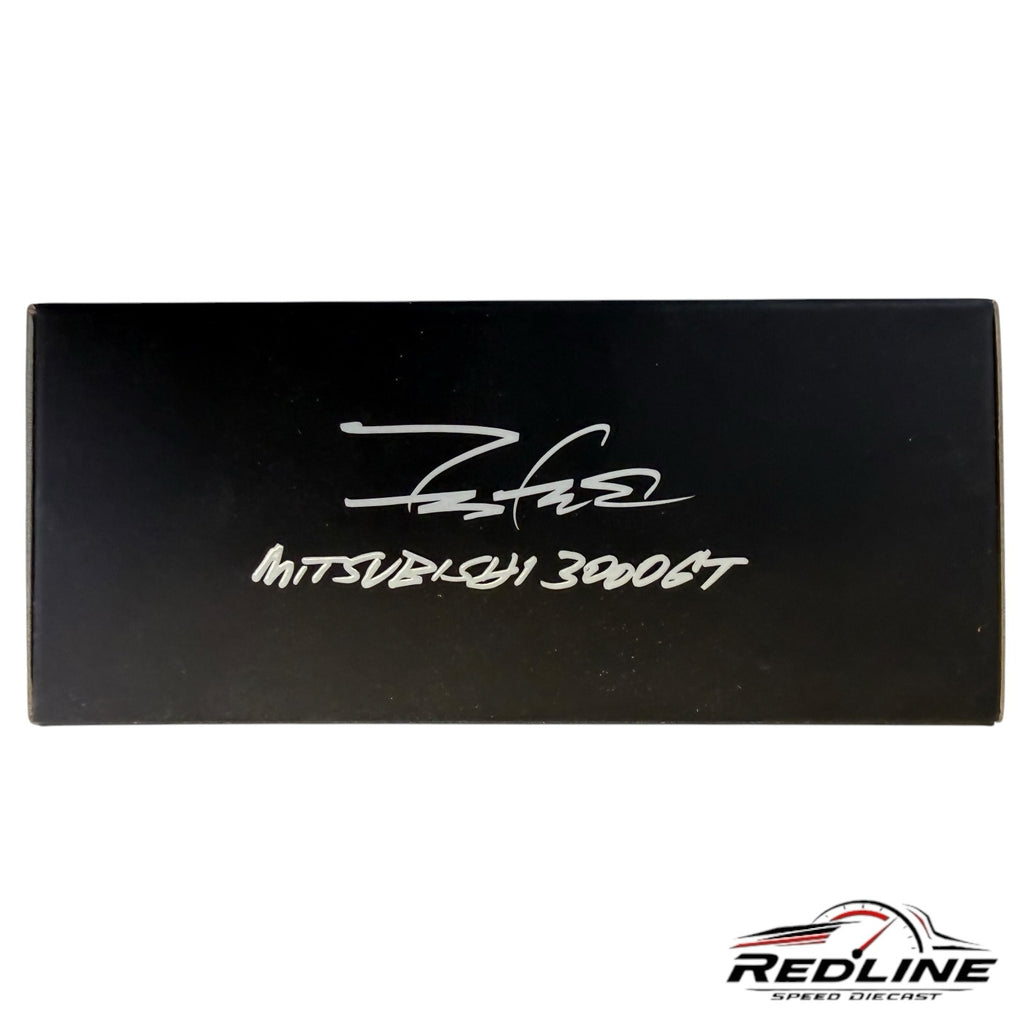 Redline Speed Diecast black packaging box for Hot Wheels Mitsubishi 3000GT VR-4 with Futura Laboratories branding