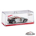 Redline Speed Diecast Hot Wheels Mitsubishi 3000GT VR-4 with Futura Laboratories custom livery in acrylic display case