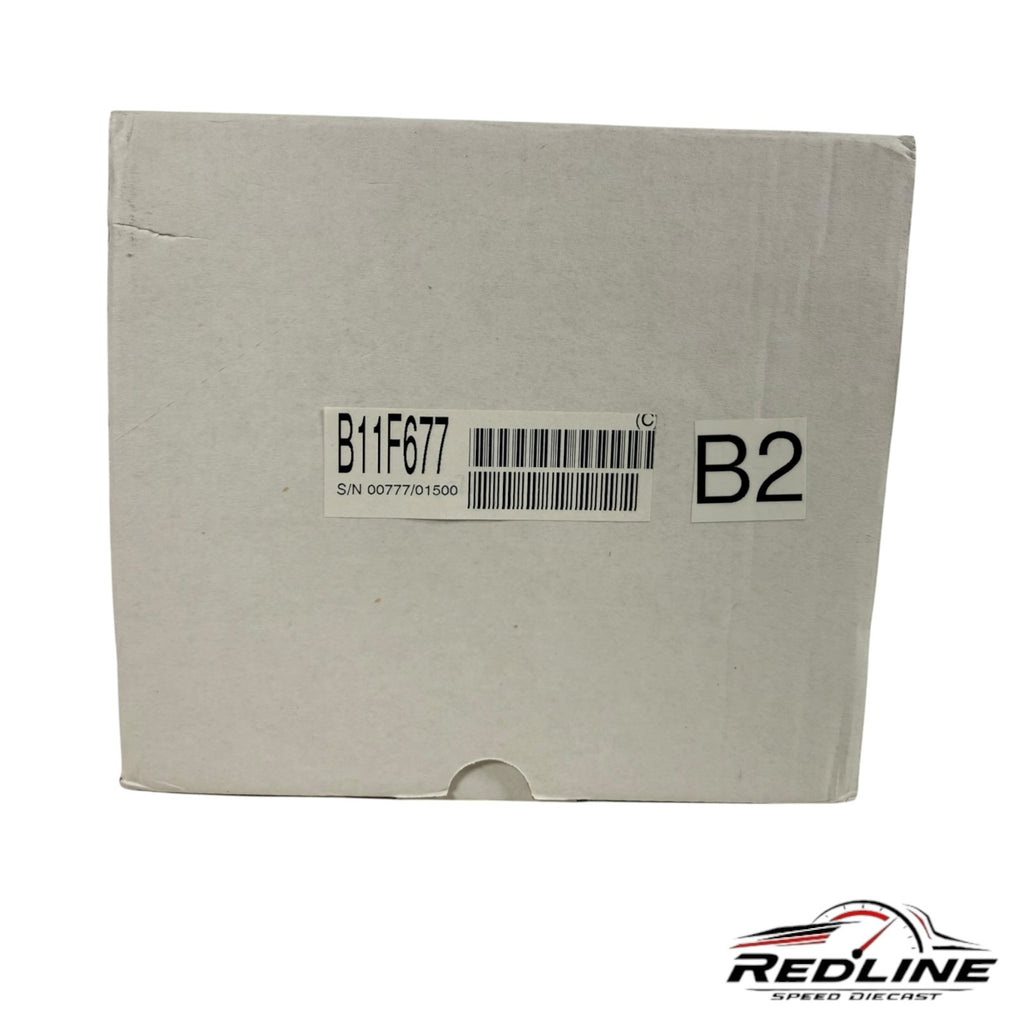 Redline Speed Diecast white product box with serial number label for Franklin Mint Shelby Cobra model