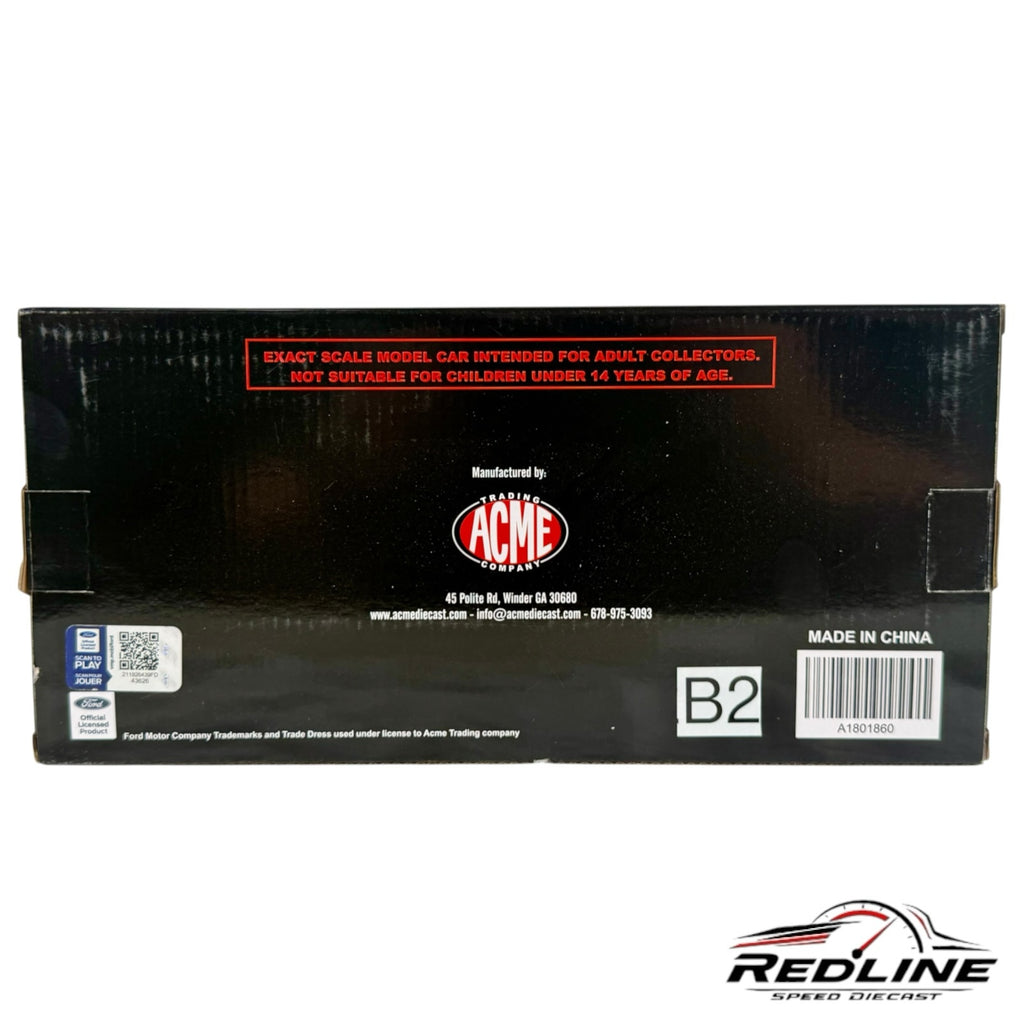Redline Speed Diecast packaging box for ACME Trading Company 1:18 scale Rat Fink Mighty Mustang diecast model