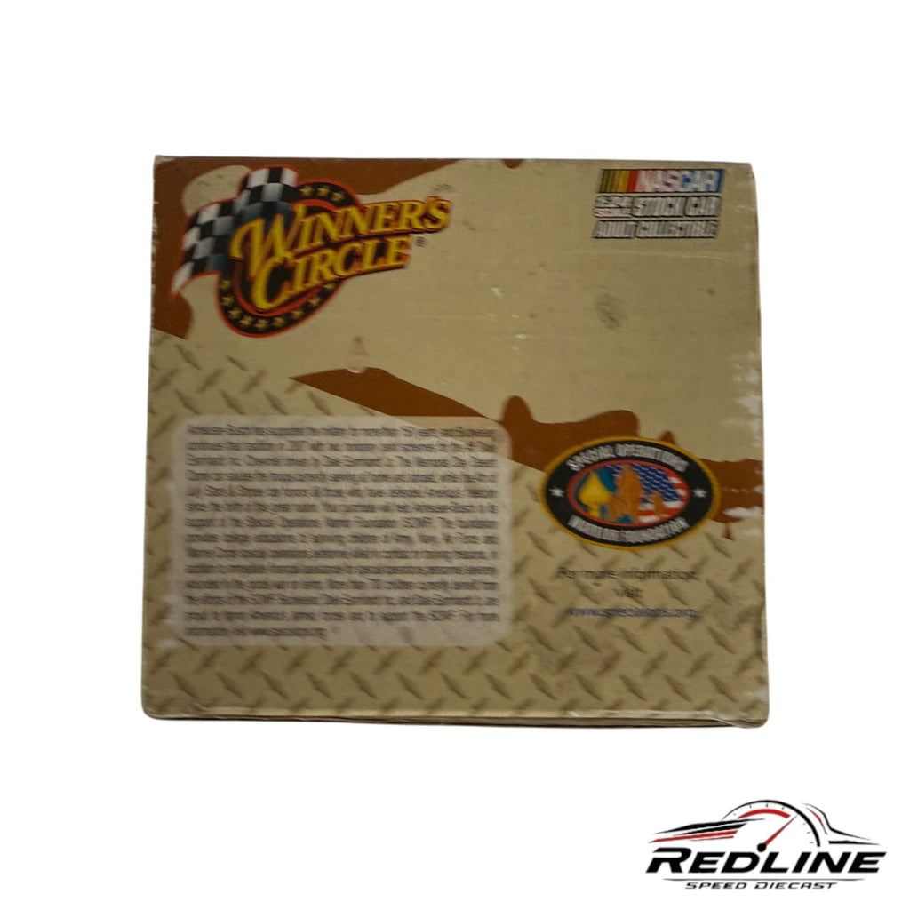 Redline Speed Diecast packaging for Dale Earnhardt Jr NASCAR stock car with Special Operations Warrior Foundation logo