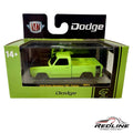 Redline Speed Diecast 1:64 scale neon green 1976 Dodge Adventurer 150 custom truck in original display packaging