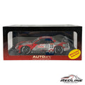 Redline Speed Diecast AUTOart 1:18 scale Nissan Skyline GT-R race car model in red and silver Castrol Pitwork livery.