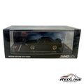 Redline Speed Diecast Inno64 1:64 scale matte black Nissan Skyline GT-R R32 model car in display box