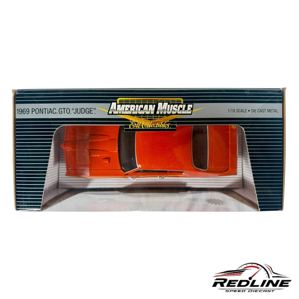 Redline Speed Diecast 1:18 scale orange 1969 Pontiac GTO Judge model car in original display box