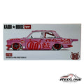 Redline Speed Diecast packaging for the pink Kaido House Datsun 510 Pro Street Buta V1 1:64 scale model car
