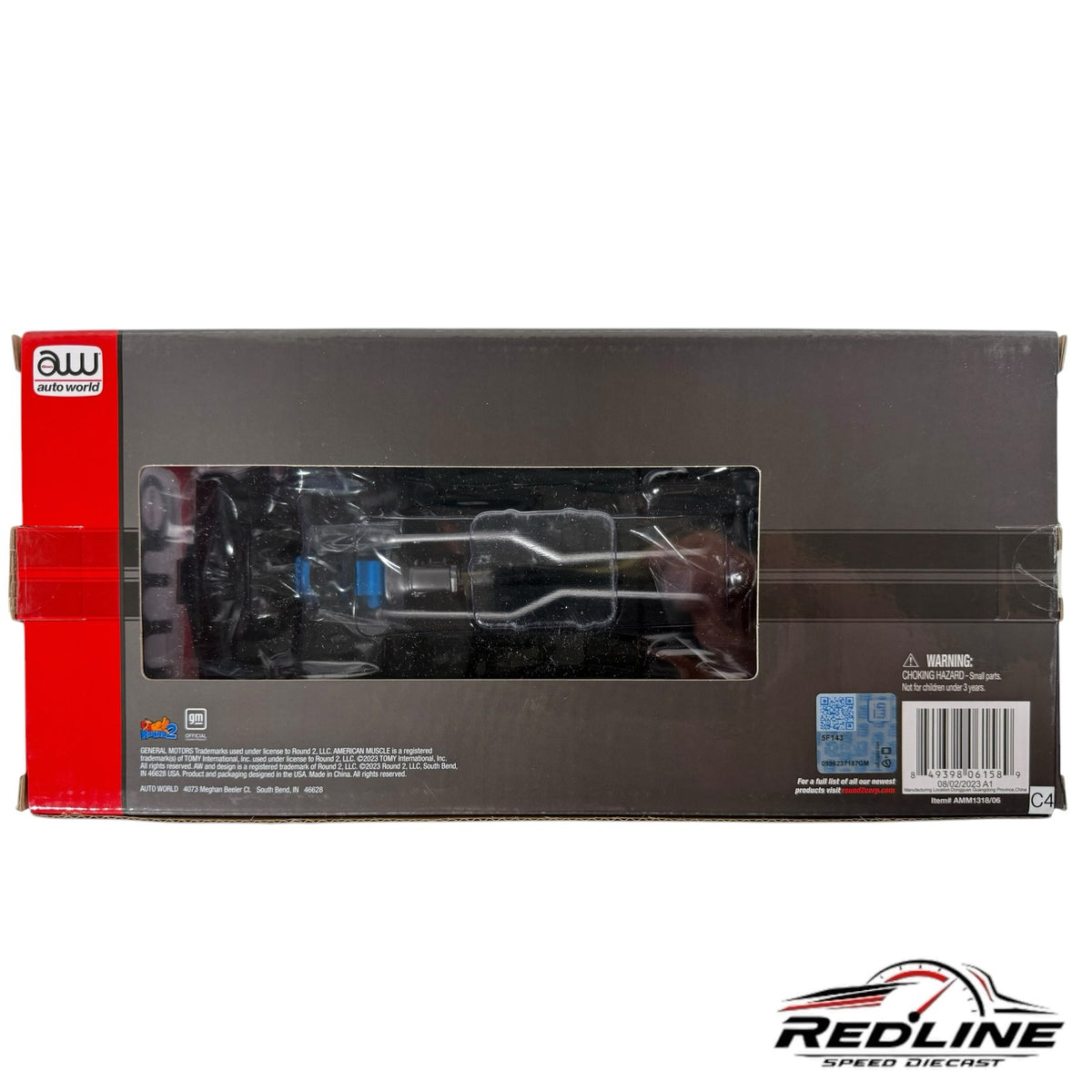 Redline Speed Diecast 1:18 scale 1977 Pontiac Firebird Formula model car packaging box