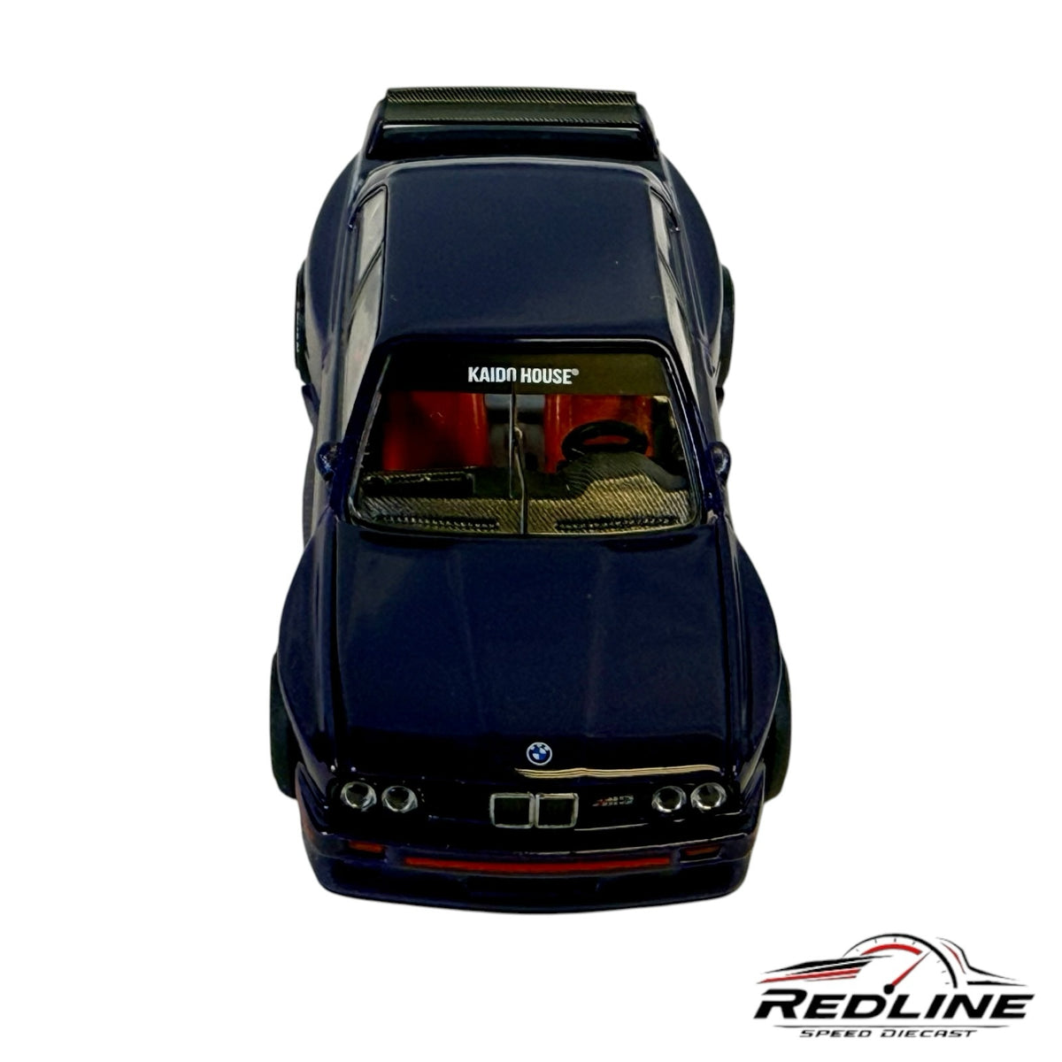 Redline Speed Diecast 1:64 scale purple BMW M3 Kaido GT V2 model car with wide-body kit and red interior