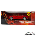 Redline Speed Diecast 1:18 scale red 1998 Chevrolet Corvette die-cast model from the movie xXx in original packaging.