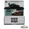 Redline Speed Diecast Hot Wheels RWB Porsche 930 in teal Spectraflame paint with display case and collector box