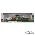 Redline Speed Diecast M2 Machines 1974 Dodge truck and 1971 Challenger funny car set with Sprite branding in box