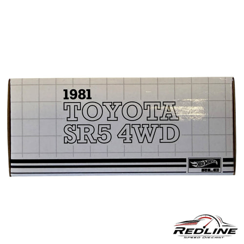 Redline Speed Diecast packaging box for the 1981 Toyota SR5 4WD Hot Wheels RLC collectible truck model
