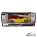 Redline Speed Diecast 1:24 scale yellow 2009 Chevrolet Corvette Z06 GT1 model car in original display packaging