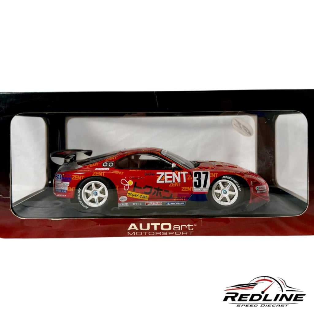 Redline Speed Diecast AUTOart 1:18 scale 2003 Zent Tom's Toyota Supra #37 diecast model in original display box