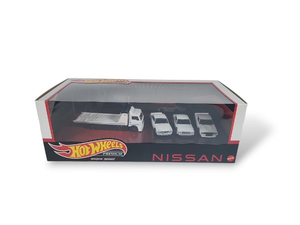 Hot Wheels Premium - Nissan Diorama - Skyline 2000GT-R, C210 & 2000GT-X D3