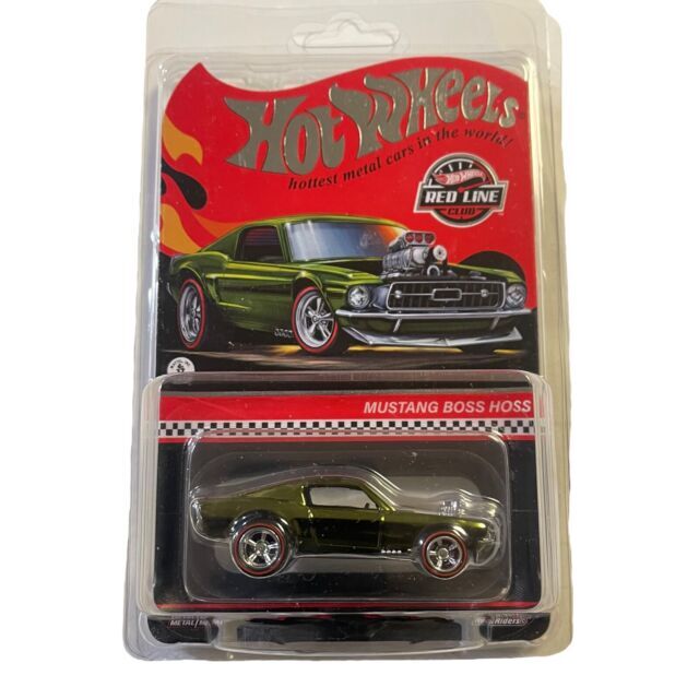 🔥🔥🔥🔥HW Hot Wheels RLC Mustang Boss Hoss Green Real Riders H14🔥🔥🔥🔥